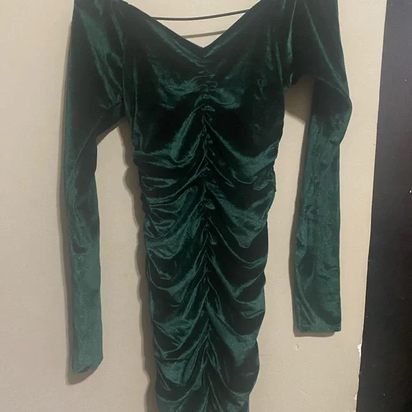 SHEIN | Dresses | Shein Green Emerald Dress | Poshmark